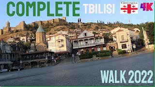 Complete Tbilisi 4K Walk 2022 Tour Including Old Tbilisi, Freedom Square