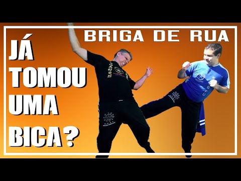 COMO SE DEFENDER DE CHUTE NA COXA E SOCO NA CARA AO MESMO TEMPO O cara vindo com tudo pra cima
