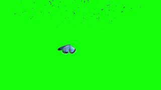 Erflies Landing Green Screen Animation 3D Hd