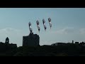 Brett Williams flying a kite Routine at the Mots Kite Festival
