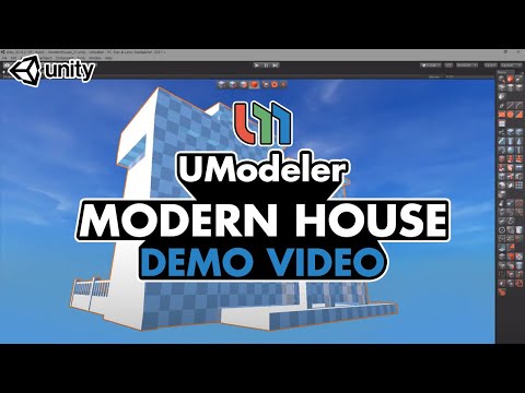 Modern House - UModeler Demo Reel