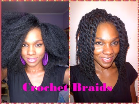 Installing Crochet braids - YouTube