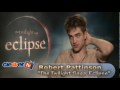 Robert Pattinson Interview - Twilight Eclipse Movie Junket