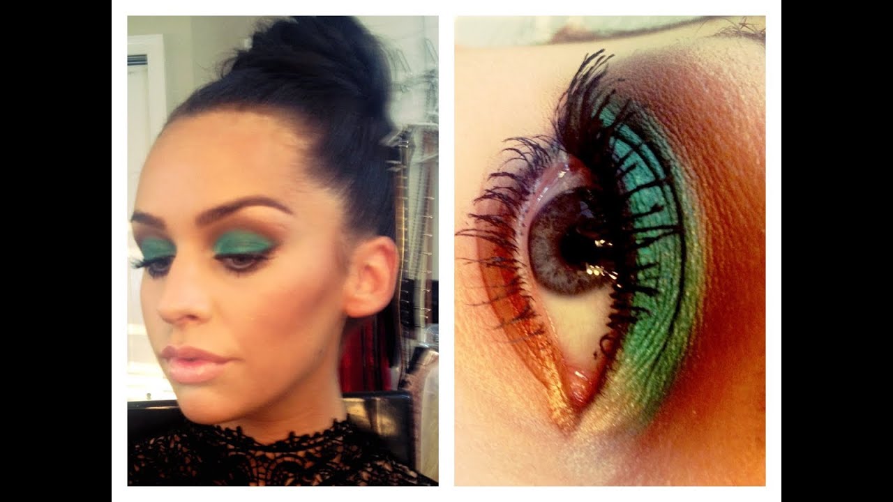 Smokey el verde esmeralda de los ojos Tutorial de maquillaje Smokey el verde esmeralda de los ojos Tutorial de maquillaje
