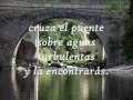 LETRA DE PUENTE SOBRE AGUAS TURBULENTAS letra de puente sobre aguas turbulentas: