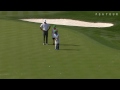 Tiger Woods’ littlest fans help him putt on hole No. 16 at TPC Scottsdale