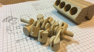 How To Make A Mini Wooden Supercharged V8 Engine (Part 1)