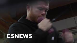 Canelo Working On His Hand Speed Looks Very Strong EsNews Boxing
