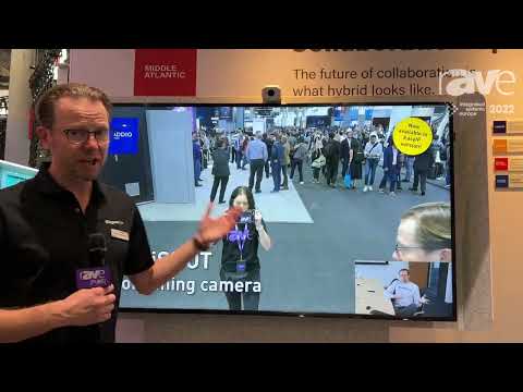 ISE 2022: Vaddio Adds EasyIP Version of IntelliSHOT Auto-Tracking Camera on the Legrand AV Stand