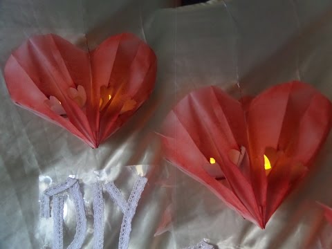 Diy: party deko kronleuchter, selber basteln ; mit ohne licht diy ...