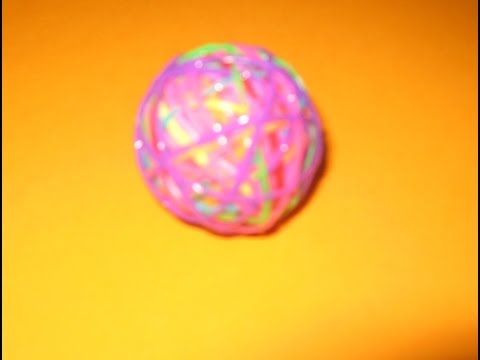 Как сделать мячик попрыгунчик из резинок видео