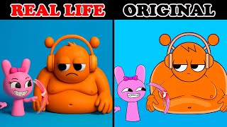 New Best Tiktoks Of Incredibox Sprunki Fat Oren, Joker Pinki Original Vs Plush Toys