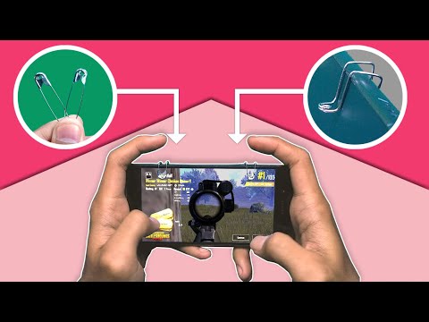 Auto AIM - Membuat Tombol L1-R1 Cuma Pake Peniti | DIY PUBG Button From Safety Pins