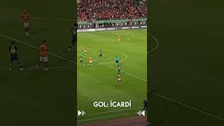 Gol! Icardi Süper Kupa'da golü buluyor! #süperkupa #icardi #galatasaray  #fenerb