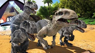 Adotando um Indominus Rex, Família Indoraptor + Filhotes | ARK Play As Dino (#30) | (PT/BR) Adotando um Indominus Rex, Família Indoraptor + Filhotes | ARK Play As Dino (#30) | (PT/BR)