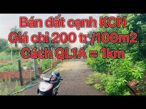 Nhà Đất Đồng Nai 247 : Bán đất giá rẻ ngay cạnh KCN chỉ 200 triệu/100m2 gần chợ , khu dân cư