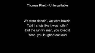 Thomas Rhett Unforgettable Thomas Rhett Unforgettable