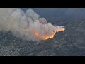 Raging California wildfire destroys homes near Glendora
