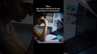 Study During Night Time.