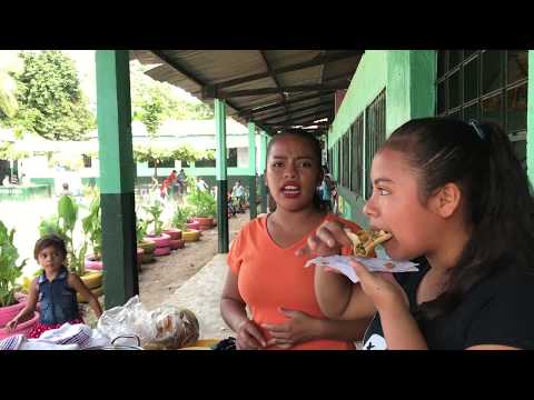 RICAS TOSTADAS CHAPINAS DE EJOTES PICADOS Y DE CHOMIN | venta en el recreo 4/6
