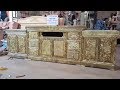 KỆ ĐỂ TI VI GỖ NU NGHIẾN Độc & Hiếm Đồ Gỗ Đồng Kỵ Phú Hải Sản Xuất