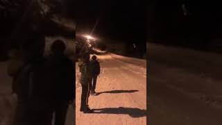 M E S U D İ Y E Yeşilcede Gece Kar Eğlencesi.