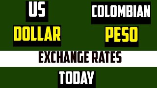 Cop To Usd Colombian Peso To Us Dollar Rate Today 5 June 2025