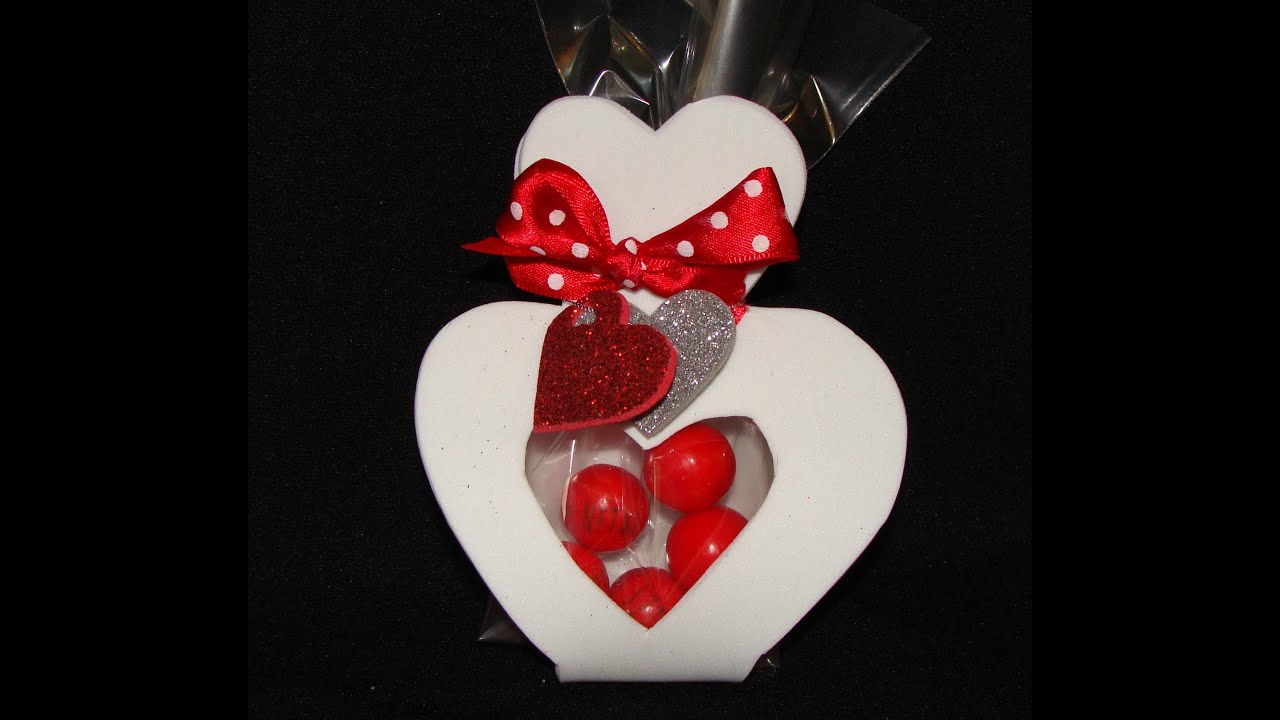 Dulcero de corazon en foami DULCERO DE CORAZON EN FOAMI - YouTube