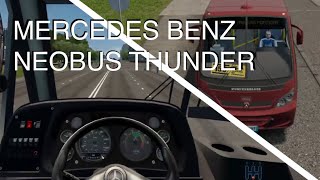 City Car Driving Mercedes-Benz Neobus Thunder Steering Wheel Gameplay