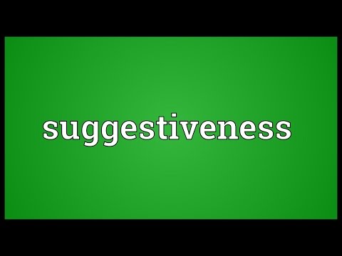 Header of suggestiveness