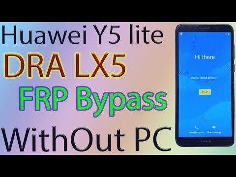 Huawei Y5 Lite DRA LX5 FRP bypass android 8.1 Huawei Y5 Lite DRA LX5 FRP bypass android 8.1