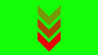 Red Pointing Arrow Animation Green And Black Screen I No Copyright