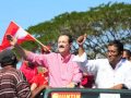 Lanzamiento de Mauricio Villeda junto a Quintin Soriano en Choluteca 14-01-2012