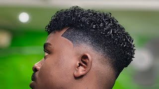 Mens Haircut With Permanent Curls ...... Danty Kinyozi Is The Best Place To Be Always