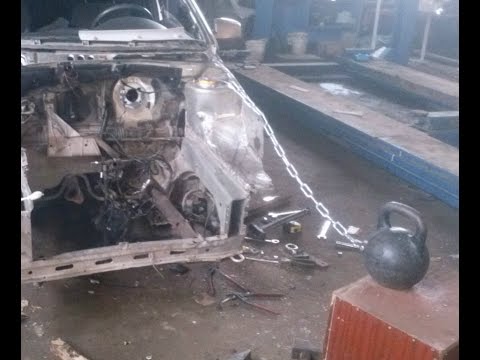 Как вытянуть лонжерон на приоре своими руками 91