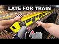 LATE for the TRAIN - Parkour POV (race the Tube)