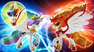 Princess Celestia And Daybreaker Transformation Split My Little Pony Custom