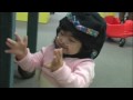 Mieko triking at school, Trisomy 18