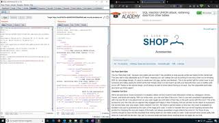 Sql Injection Union Attack, Retrieving Data From Other Tables Video Solution