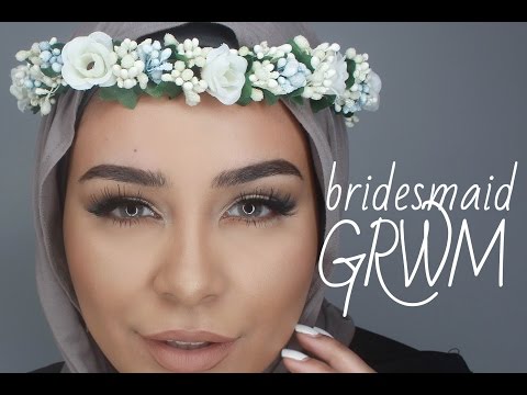 Bridesmaid/Prom GRWM (Makeup & Hijab) - YouTube