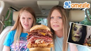 Letting Omegle Strangers Choose What We Eat For 24 Hours Taylor & Vanessa