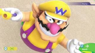 Mario & Sonic At The Rio 2016 Olympic Games Wii U - Rhythmic Gymnastics - All Wario Routines