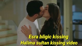 Halima sultan / esra bilgic kissing sexy  viral