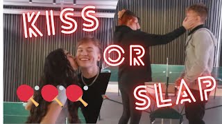 KISS or SLAP? Extravagant Ping-Pong Challenge with GIRLS & BOYS