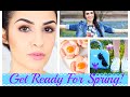 GET READY FOR SPRING! MAKEUP, HAIR, OUTFIT, DIY ✿