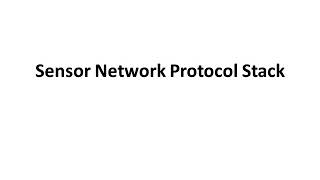 Wsn Protocol Stack
