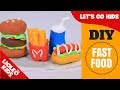 Bé học tiếng Anh về Màu sắc & Đồ ăn - Colors & Food | Hamburger đất sét | Lioleo English for kids