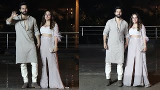 Varaun Dhawan With Wife Natasha Dalal At Sonam Kapoor's Diwali Bash