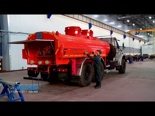 Автотопливозаправщик с двумя секциями АТЗ-10 м³ Урал-NEXT 4320-6952-72Г38 производства Уралспецмаш