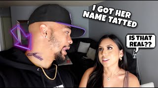 I Got Her Name Tattooed On Me Prank She Really Believed It